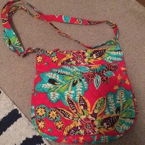 NWT Vera Bradley Triple Zip Hipster Bag